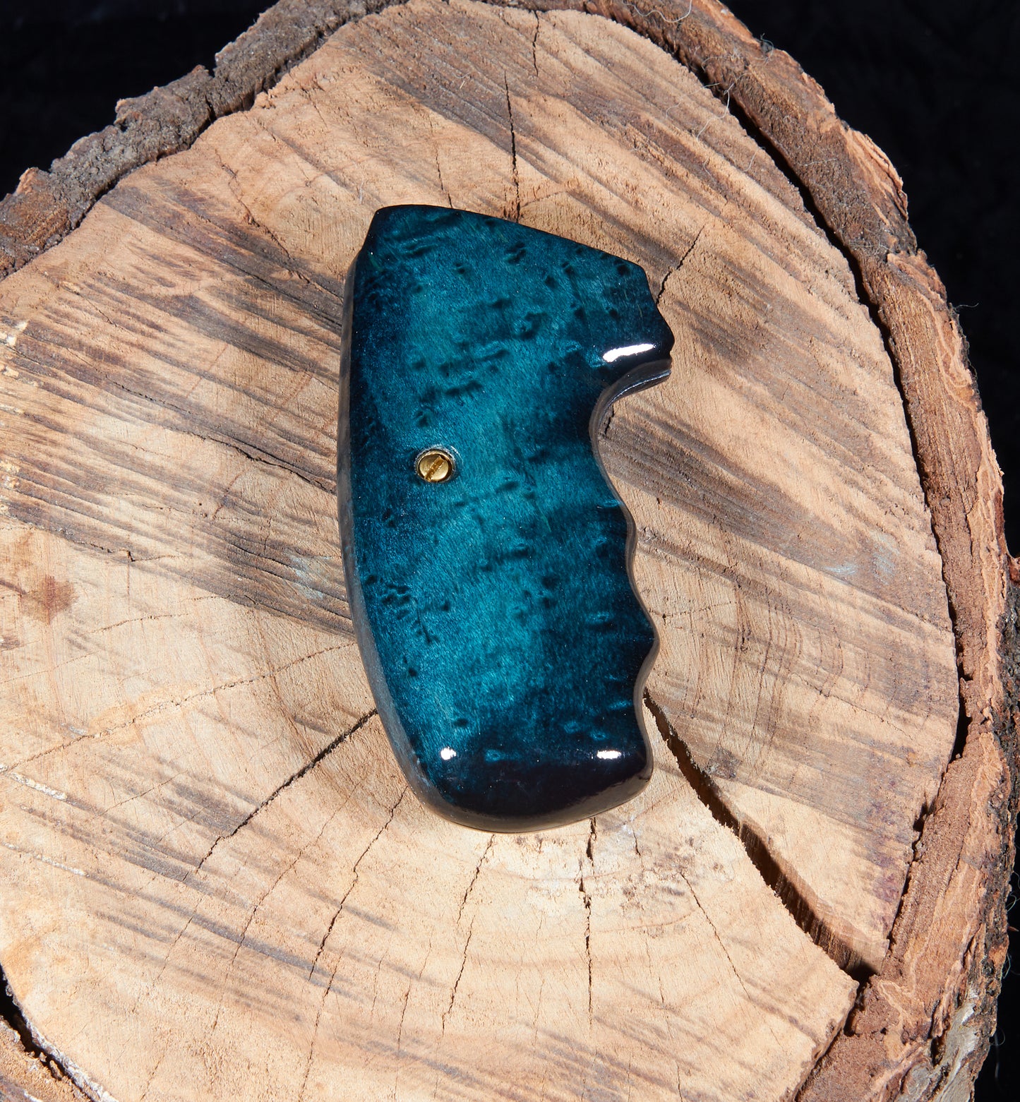 Charter Arms Revolver Grips – Birds-Eye Maple (Closed Frame, Extended Length, Lacquer Finish)