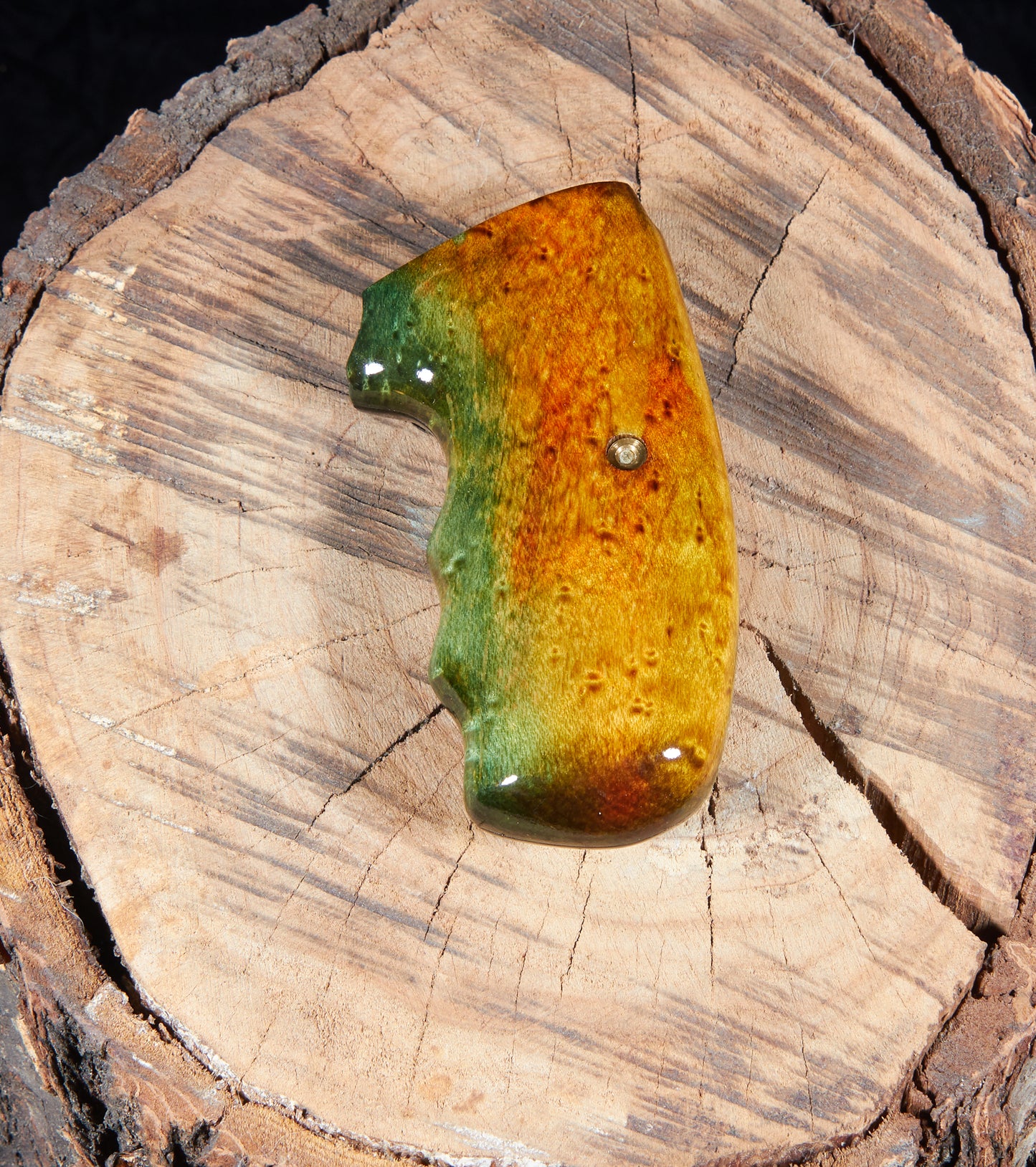 Charter Arms Revolver Grips – Birds-Eye Maple (Closed Frame, Extended Length, Lacquer Finish)