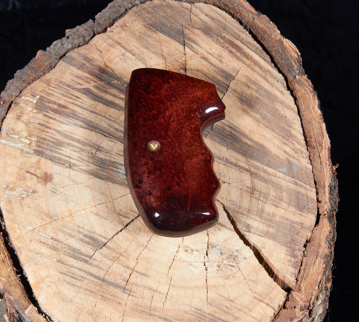 Charter Arms Revolver Grips – Birds-Eye Maple (Closed Frame, Lacquer Finish)