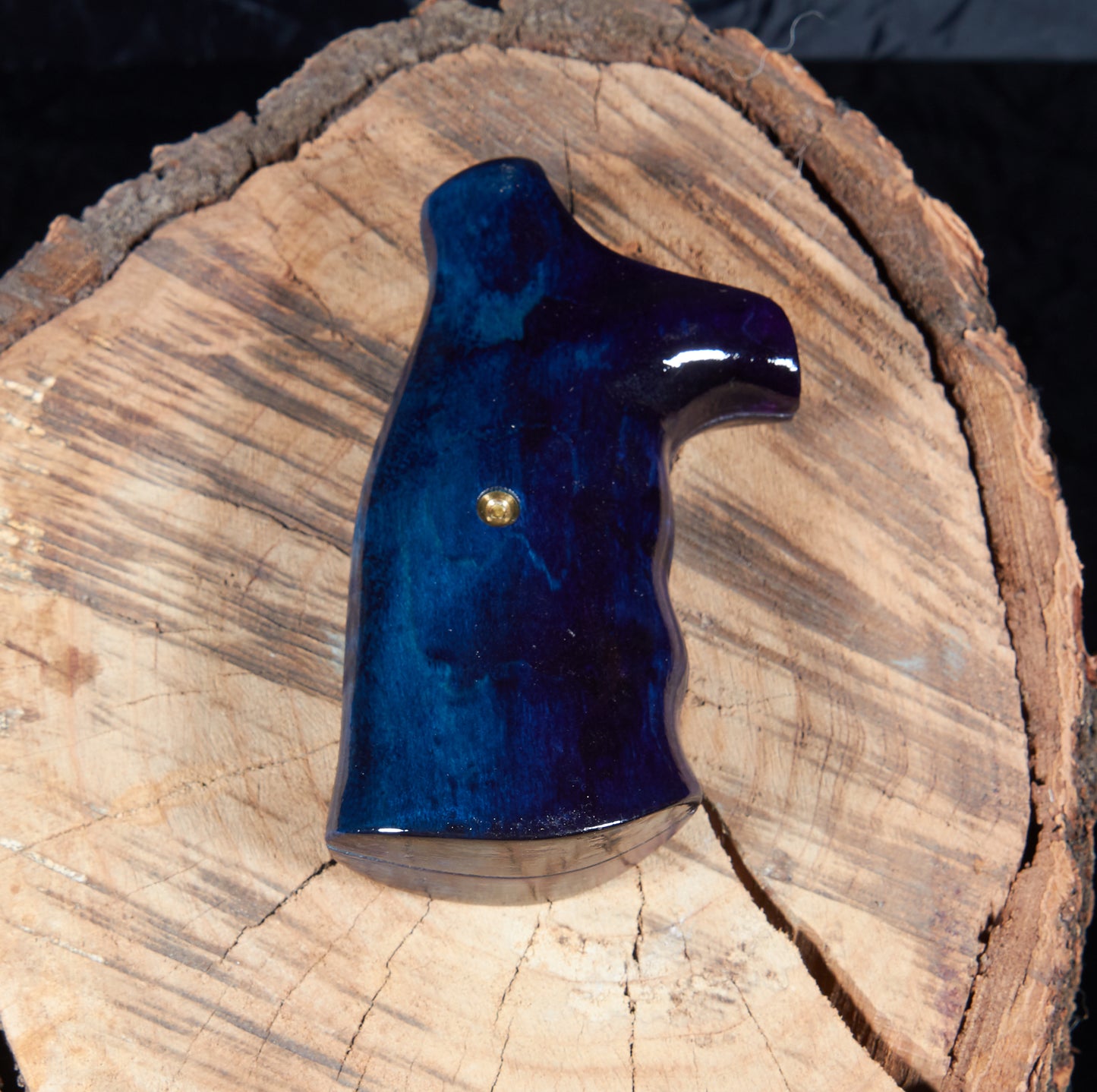 Smith & Wesson N-Frame Round Butt Grips – Maple, Lacquer Finish