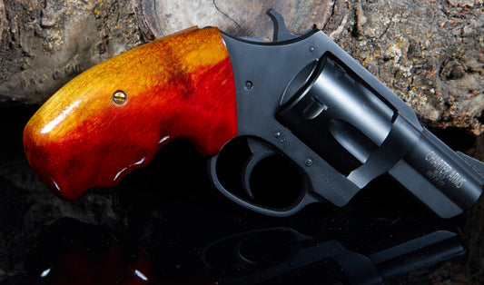 Charter Arms Revolver Grips – Maple (Closed Frame, Lacquer Finish)