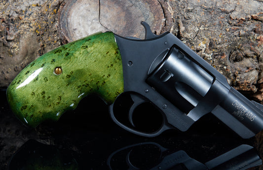 Charter Arms Revolver Grips – Birds-Eye Maple (Closed Frame, Lacquer Finish)