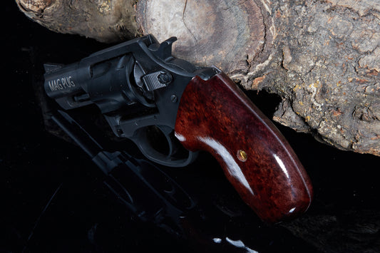 Charter Arms Revolver Grips – Birds-Eye Maple (Closed Frame, Lacquer Finish)