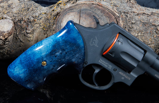 Taurus Medium Frame Revolver Grips – Birds-Eye Maple, Lacquer Finish (Square Butt)