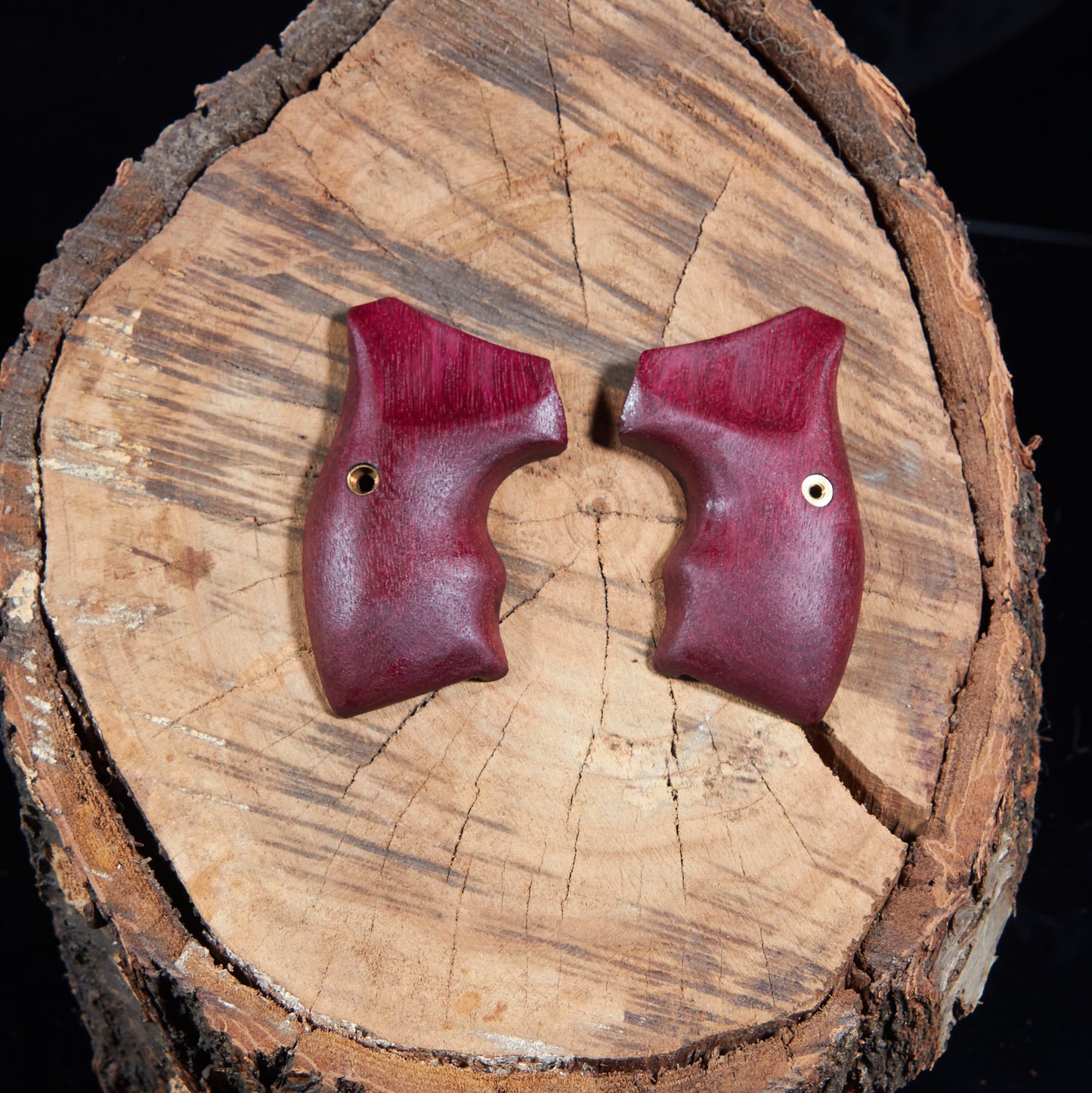 Charter Arms Boot Grip Style – Purpleheart, Tung Oil Finish (Open Back)