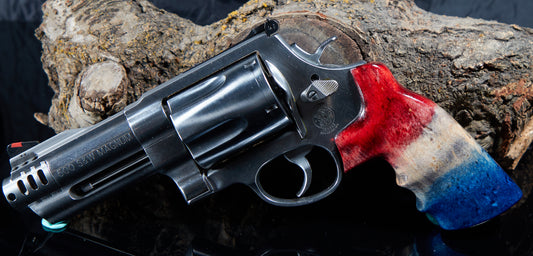Smith & Wesson X-Frame .460 & .500 Magnum Grips – Birds-Eye Maple, Lacquer Finish