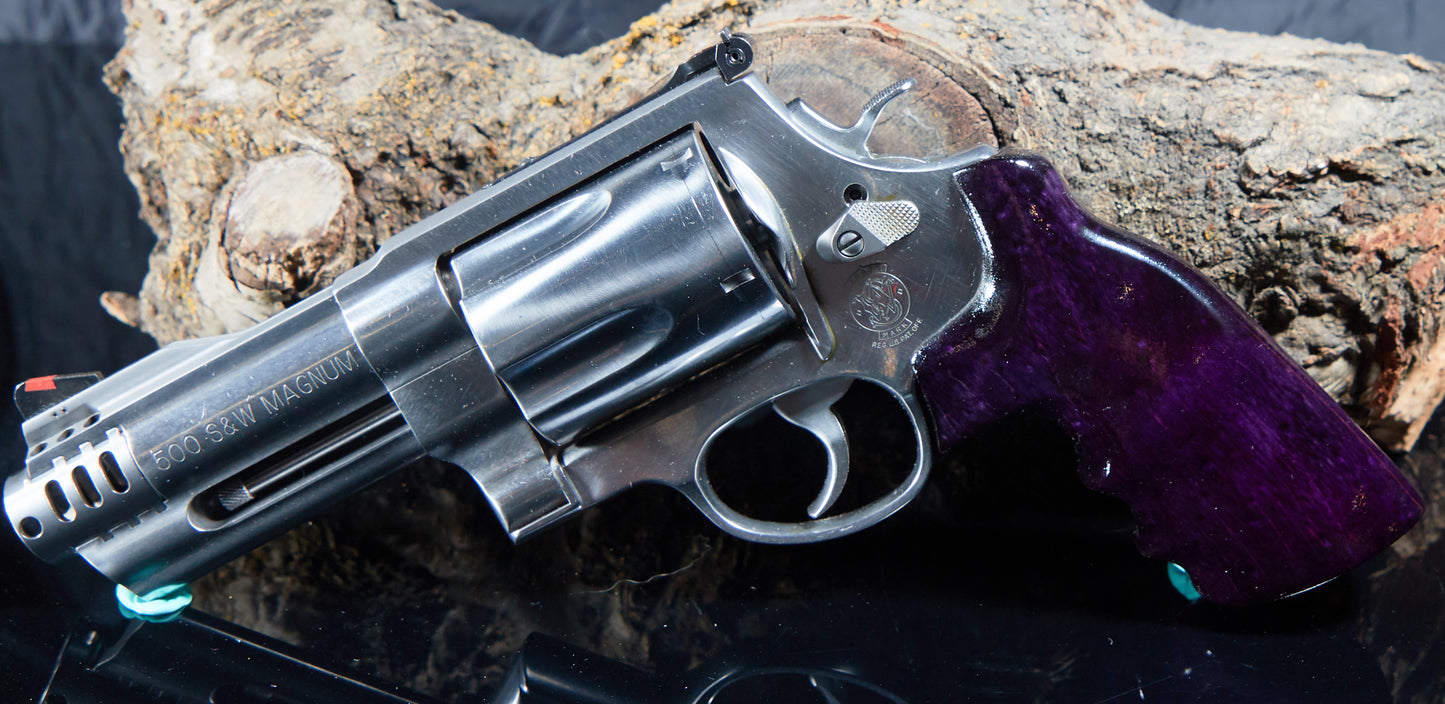 Smith & Wesson X-Frame .460 & .500 Magnum Grips – Birds-Eye Maple, Lacquer Finish