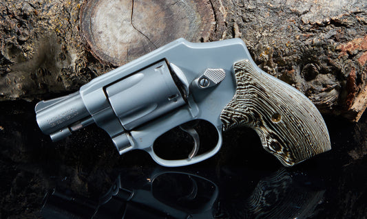 Smith & Wesson J-Frame Boot Grips – Wenge, Lacquer Finish (Open Back)
