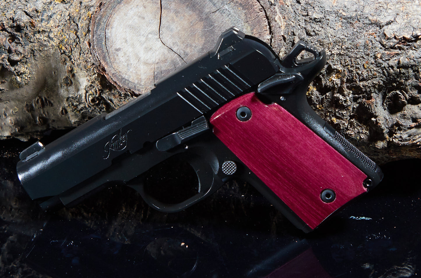Kimber Micro 9 Grips – Purpleheart, Lacquer Finish