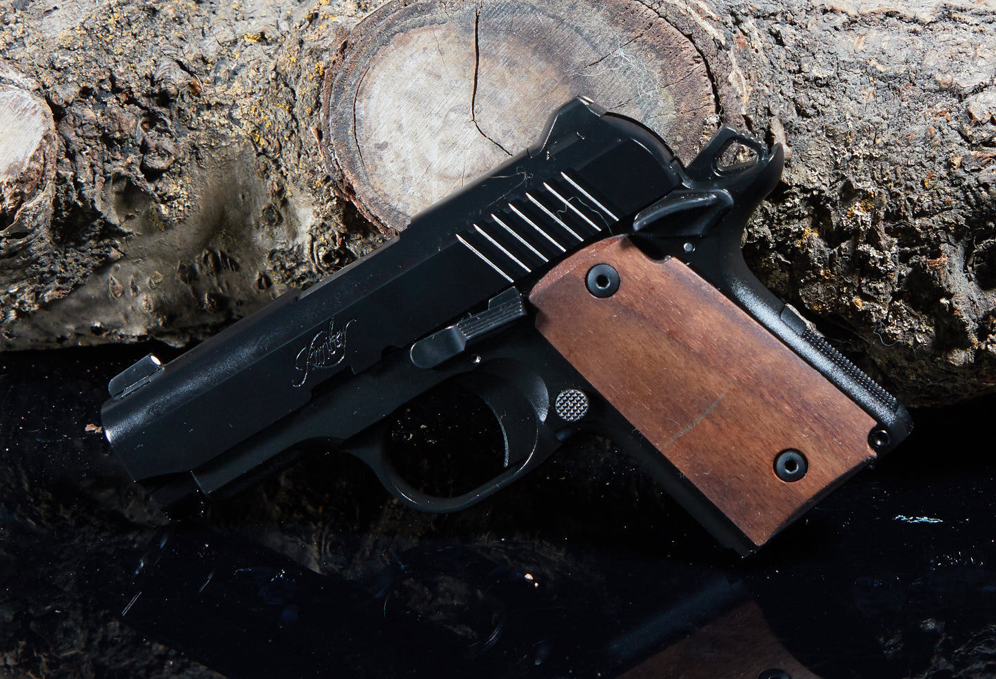 Kimber Micro 9 Grips – Walnut, Tung Oil Finish