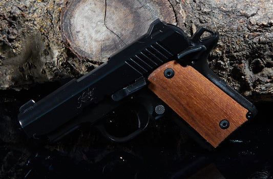 Kimber Micro 9 Grips – Walnut, Tung Oil Finish
