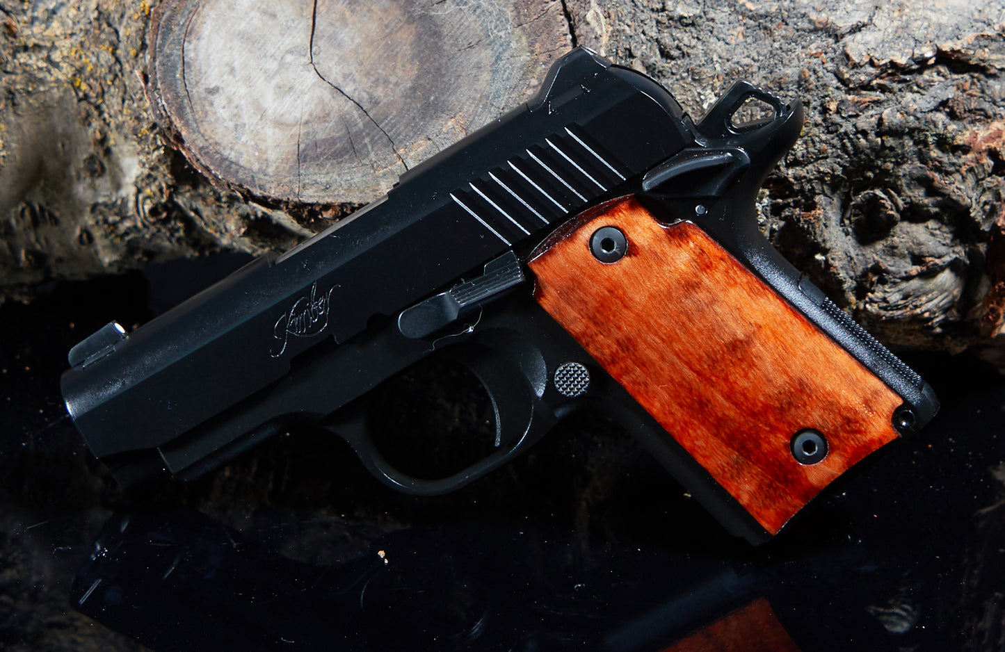 Kimber Micro 9 Grips – Maple, Lacquer Finish