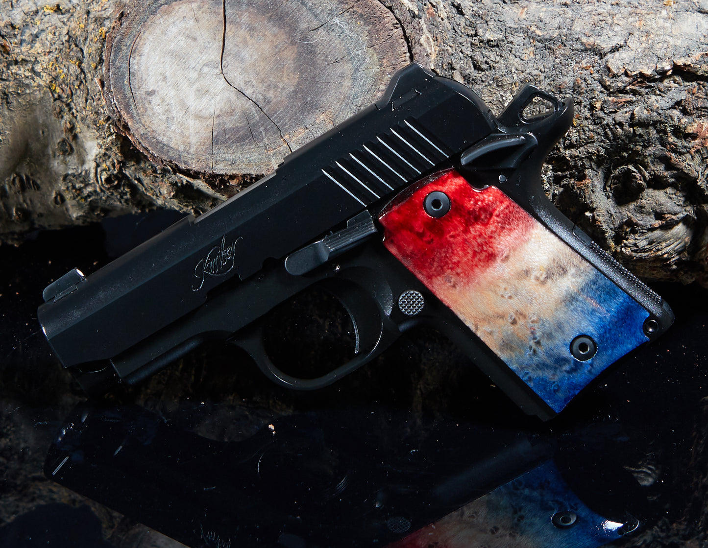 Kimber Micro 9 Grips – Birds-Eye Maple, Lacquer Finish