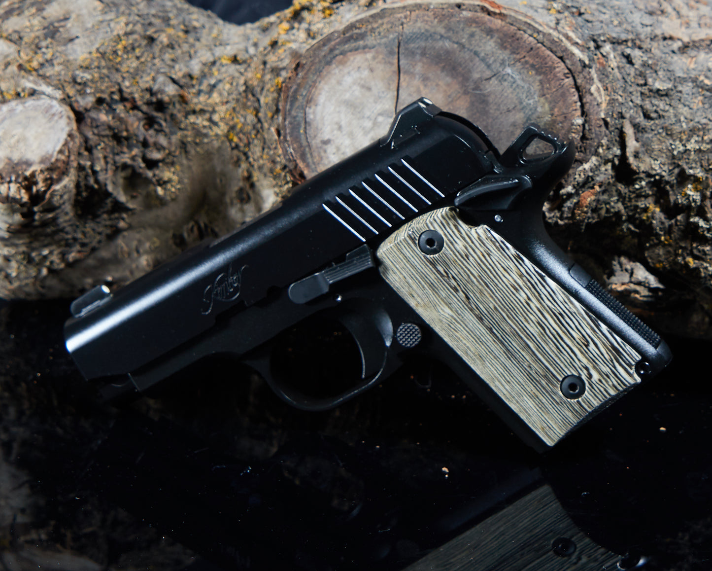 Kimber Micro 9 Grips – Wenge, Lacquer Finish