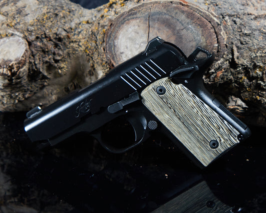 Kimber Micro 9 Grips – Wenge, Lacquer Finish