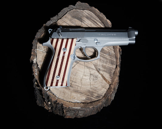 Beretta 92/96 Wood Grips, Multi- species Exotic Woods