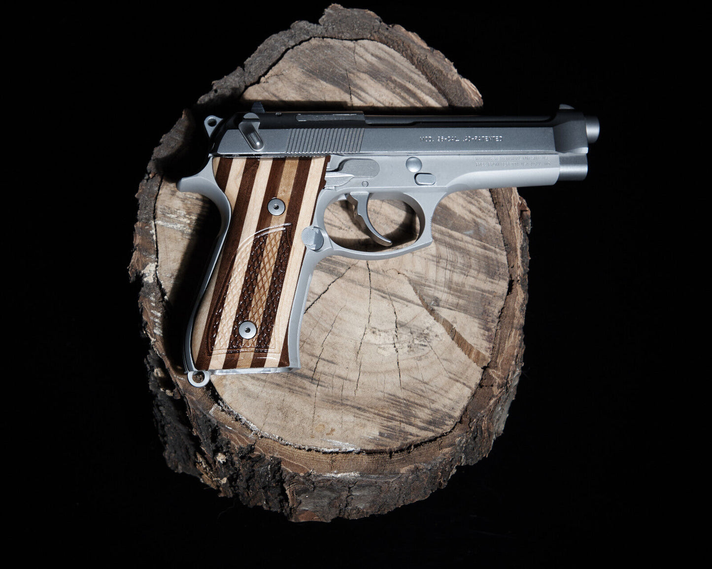 Beretta 92/96 Wood Grips, Multi- species Exotic Woods