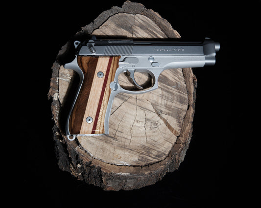 Beretta 92/96 Wood Grips, Multi- species Exotic Woods