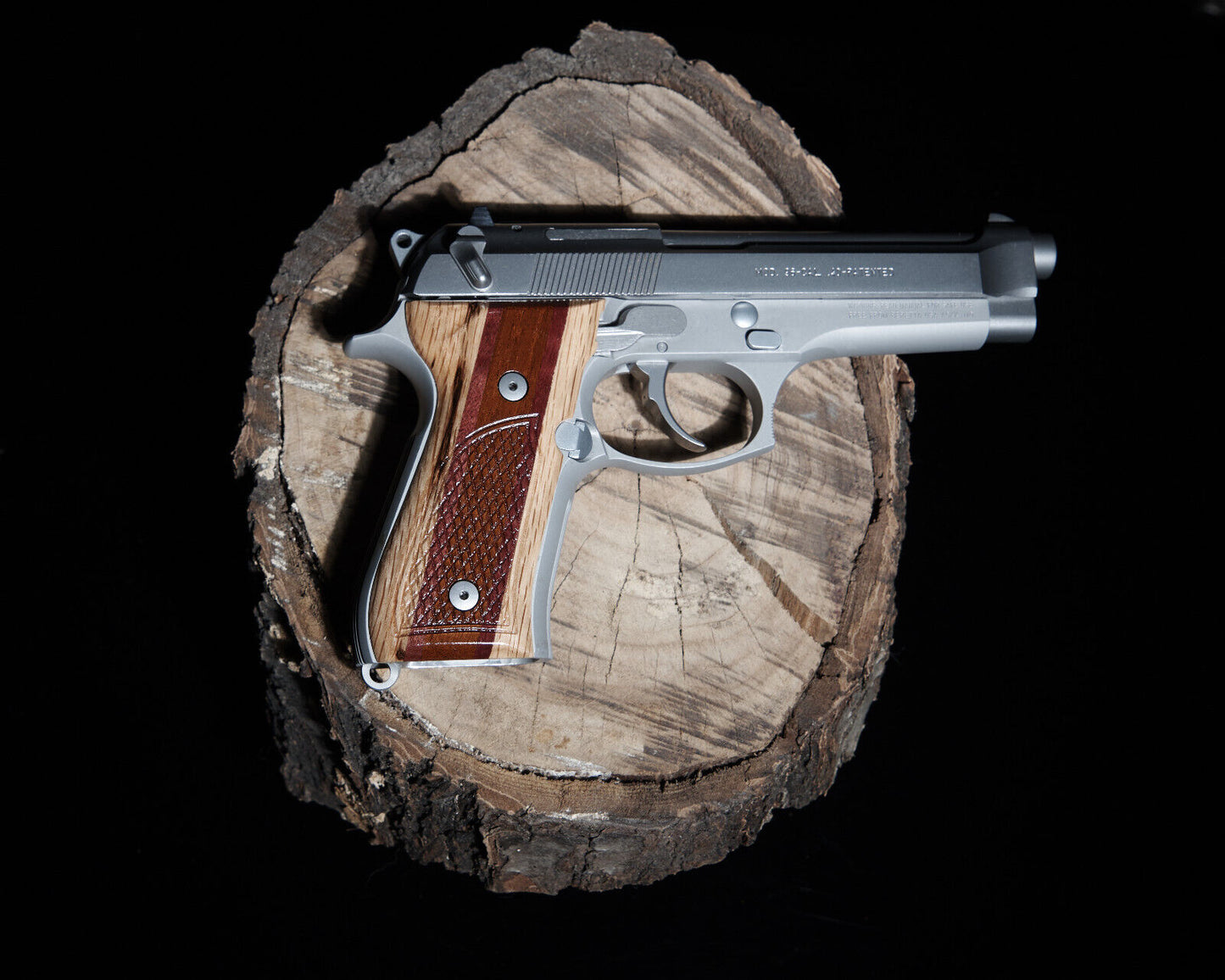 Beretta 92/96 Wood Grips, Multi- species Exotic Woods