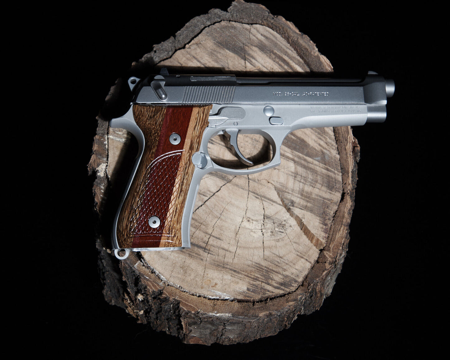 Beretta 92/96 Wood Grips, Multi- species Exotic Woods