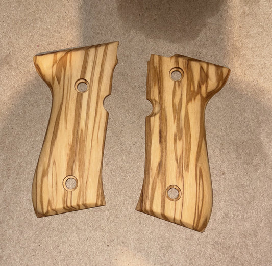 Beretta 92/96 Full-Size Grips — Olive Wood, Oiled Finish