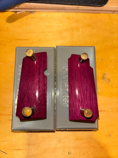 Kimber Micro 380 Grips – Customer Supplied Material (Made to Order, Lacquer Finish)